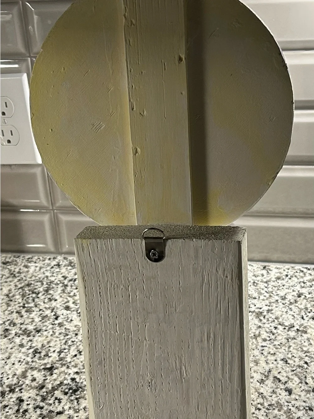 Handmade painted wood